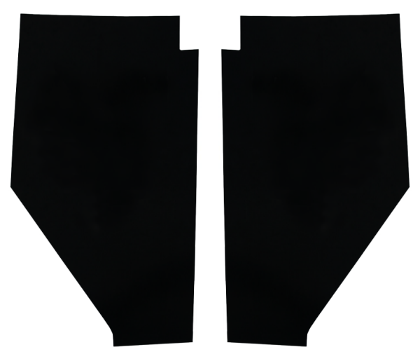 Picture of 1947-1954 Chevy Truck AcoustiShield ABS Plastic Cowl Side Panels with Binding Tape