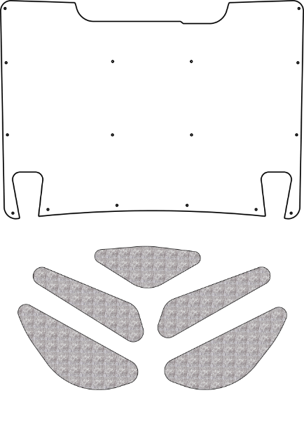 Picture of 1959-1960 Chevrolet Impala Convertible QuietRide AcoustiTrunk Sound & Heat Barrier Kit
