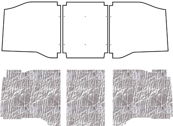 Picture of 1962-1966 Chevrolet Truck AcoustiHood Under-Hood Insulation and Sound Barrier Kit