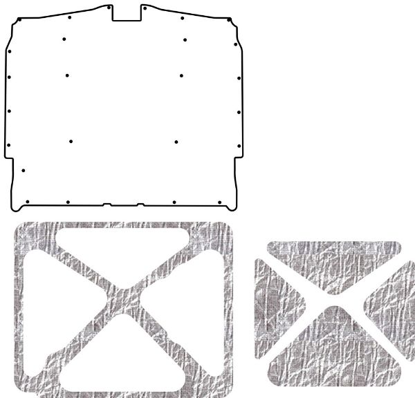 Picture of 1968 Chevrolet AcoustiHood Cover Kit by QuietRide Solutions with HeatShield Insulation Panels