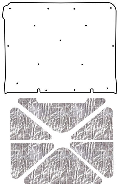 Picture of 1970 Chevrolet AcoustiHood Cover Kit by QuietRide Solutions with HeatShield Insulation Panels
