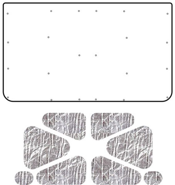 Picture of 1973-1980 Chevrolet Truck QuietRide AcoustiHood Under Hood Cover Kit