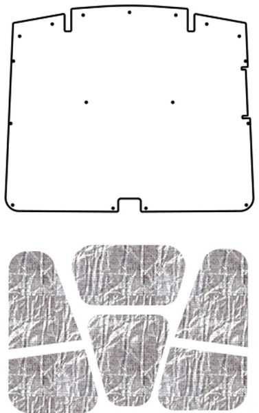 Picture of 1972-1980 Chevrolet LUV Truck QuietRide AcoustiHood Under Hood Cover with Heatshield Panels and Installation Kit