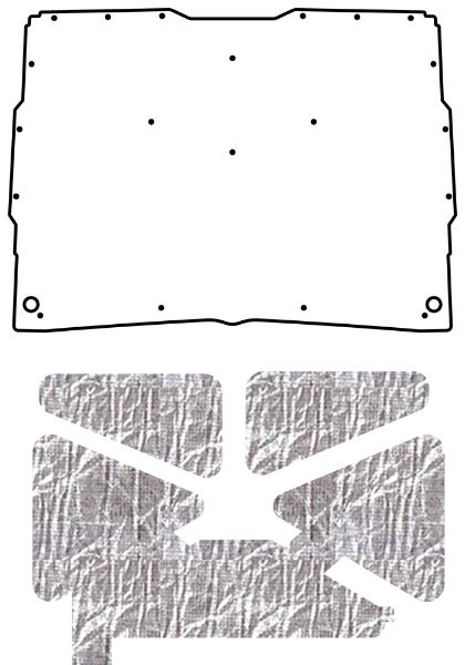 Picture of 1982-1993 Chevrolet S-10/15 Truck QuietRide Solutions AcoustiHood Under Hood Cover with Heatshield Panels