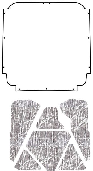 Picture of 1970-1977 Comet AcoustiHood Under-Hood Insulation and Sound Barrier Kit by QuietRide Solutions