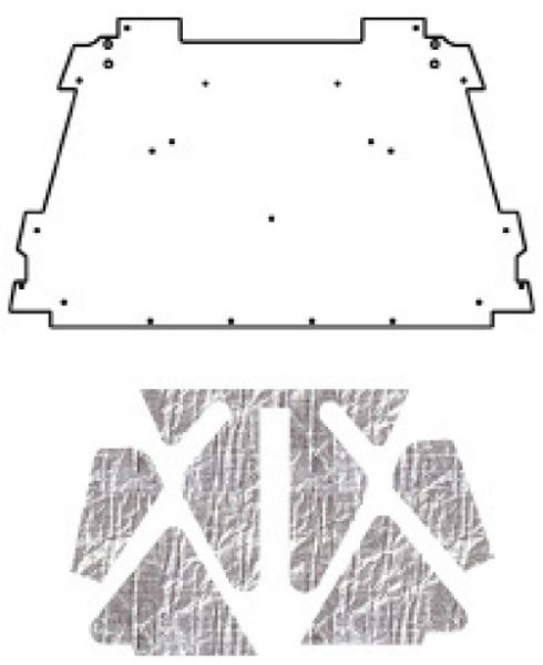 Picture of 1997-2004 Dodge Truck AcoustiHood Under-Hood Insulation & Sound Barrier Kit