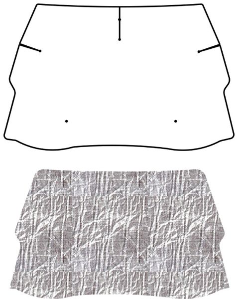 Picture of 1957-1960 Dodge Truck AcoustiHood Under-Hood Insulation & Sound Barrier Kit