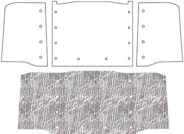Picture of 1961-1971 Dodge Truck AcoustiHood Under-Hood Insulation & Sound Barrier Kit