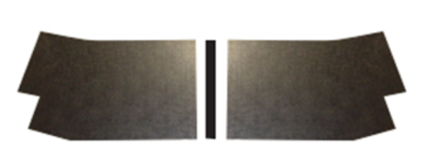 Picture of 1961-1964 Econoline QuietRide Solutions AcoustiTrunk Rear Cab Cover Panels Set with H Channel Strip and Wood Spacers