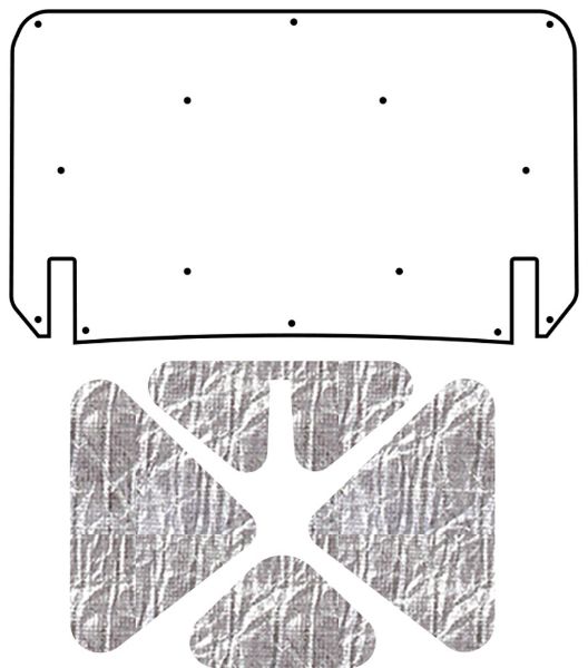 Picture of 1962-1965 Ford Fairlane QuietRide Solutions AcoustiHood Under Trunk Cover Kit