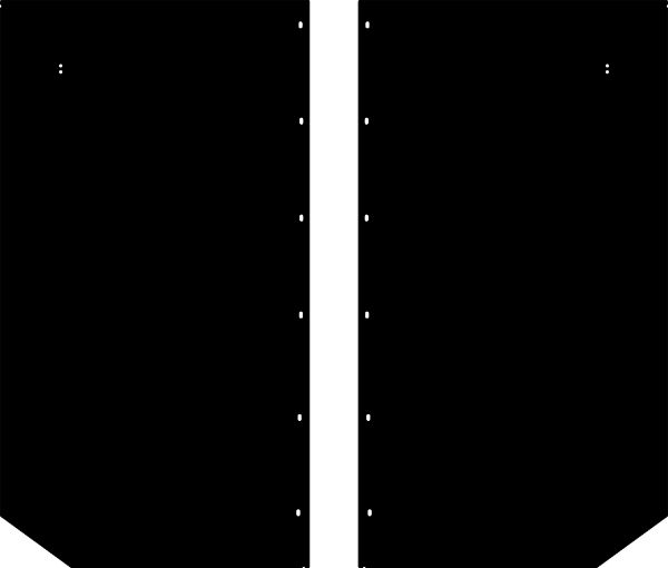 Picture of 1932 Ford Truck AcoustiShield Cowl Side Panel Set Leather Grain ABS with Binding Tape