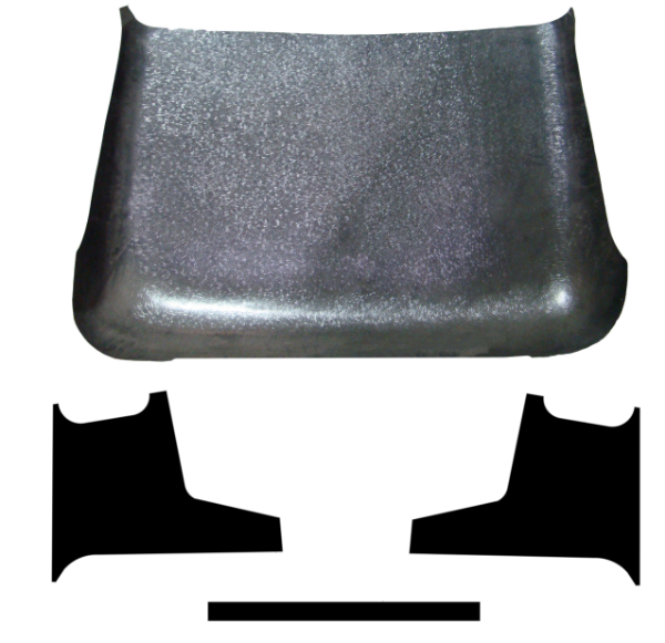 Picture of 1935-1936 Ford Truck QuietRide AcoustiShield Molded Headliner Kit with Rear Quarter Panels and Installation Accessories