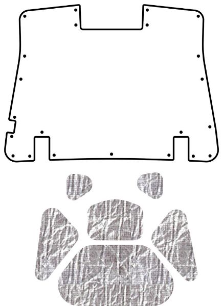 Picture of 1949-1951 Ford AcoustiTrunk Sound & Heat Barrier Kit by QuietRide Solutions