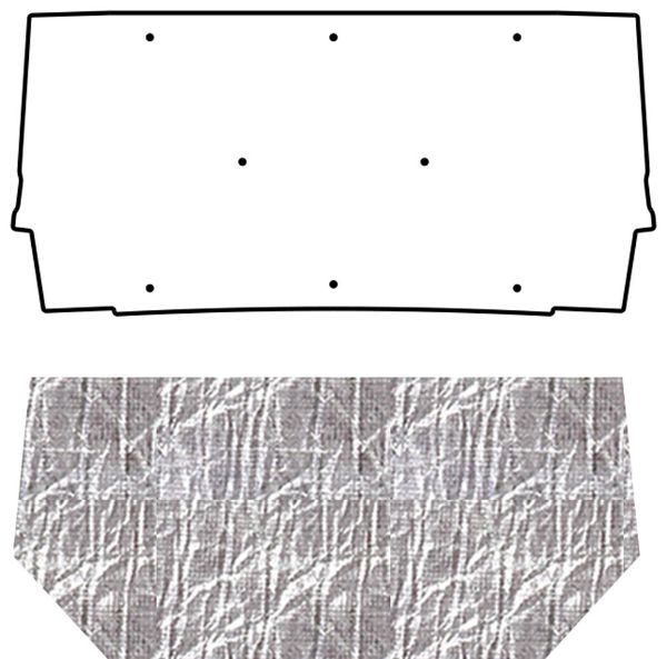 Picture of 1952-1954 Ford AcoustiHood Under-Hood Insulation and Sound Barrier Kit by QuietRide Solutions