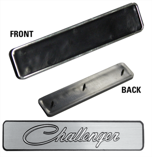 Picture of 1971-1974 Dodge Challenger Dash Emblem with Backing Plate - Includes Emblem & Two-Pin Base