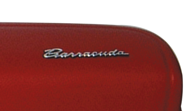 Picture of 1970 Plymouth Barracuda Dash Pad Emblem - High-Quality Reproduction for Restoration