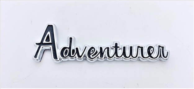 Picture of 1972-1977 Dodge Truck Adventurer Door Panel Emblem - Adhesive Backed (2 Required Per Truck)