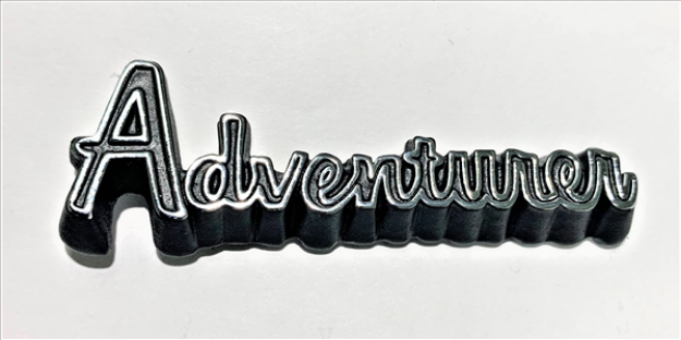 Picture of 1974-1979 Dodge Truck Adventurer Dash Emblem - Authentic Restoration Part
