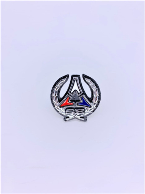 Picture of 1971 Dodge Charger SE Wreath Trunk Lid Emblem - 2-Pin OEM-Style Reproduction