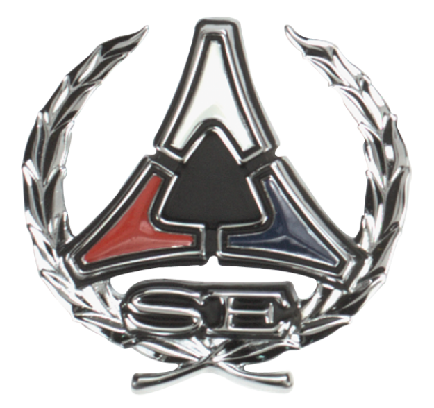 Picture of 1971-1972 Dodge Charger & 1970-1971 Dodge Challenger SE Painted Sail Panel Emblem - Individually Sold (2 Required Per Car) (3444937)