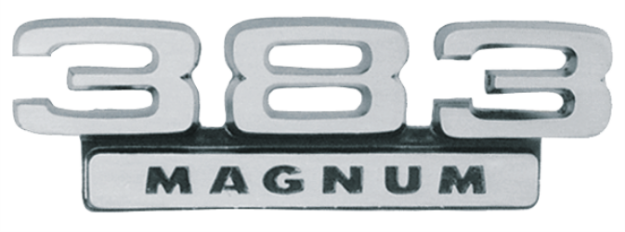 Picture of 1969-1970 Dodge Super Bee 383 Magnum Fender Emblem - High-Quality Restoration Badge
