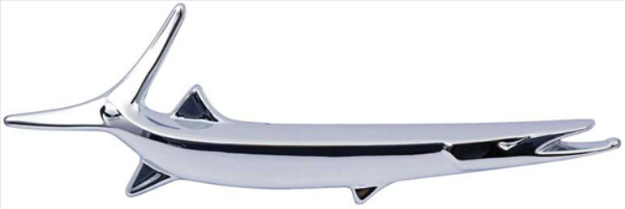 Picture of 1968 Plymouth Barracuda Trunk Lid Fish Emblem - Premium Restoration Badge