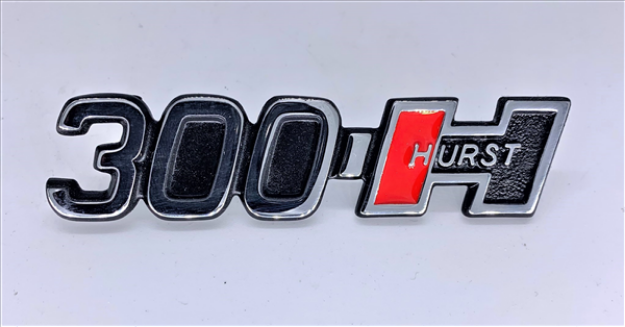 Picture of 1970 Chrysler 300 Hurst Hood Emblem - High-Quality Reproduction for Classic Restorations