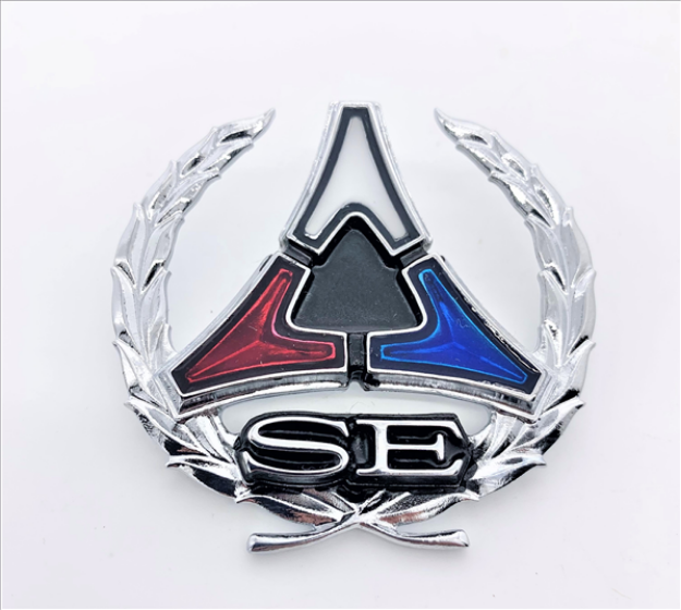 Picture of 1971-1972 Dodge Charger & 1970-1971 Challenger SE Epoxy-Filled Sail Panel Clip-On Emblem - Sold Individually (2 Required Per Car)