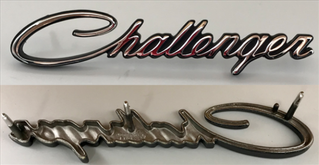 Picture of 1967, 1970, 1972-1974 Plymouth GTX Trunk & Fender Tape-Back Emblem - Also Fits 1973-1974 Hood (3680160)
