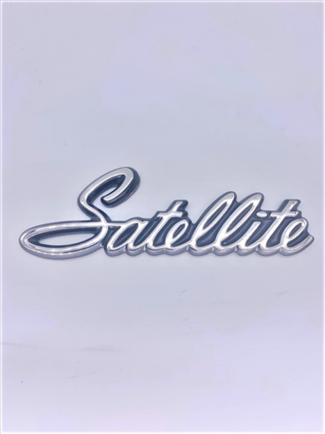 Picture of 1971-1974 Plymouth Satellite Fender, Quarter Panel & Trunk Lid Emblem - Adhesive Backed OEM Reproduction
