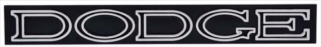Picture of 1970 Dodge Coronet "DODGE" Grille Emblem - Authentic Restoration Badge