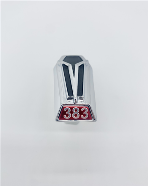 Picture of 1968-1969 Plymouth Belvedere, Fury & Satellite 383 Hood Emblem - Authentic Restoration Badge