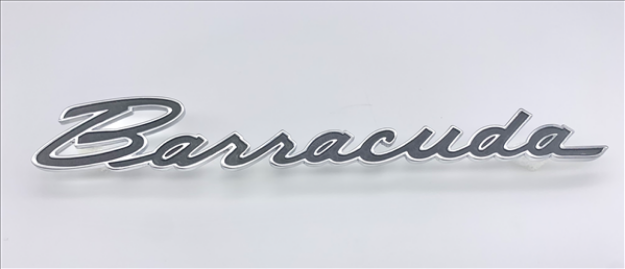 Picture of 1965-1966 Plymouth Barracuda Driver’s Side Fender Emblem - 3-Pin Mount for Classic Restoration