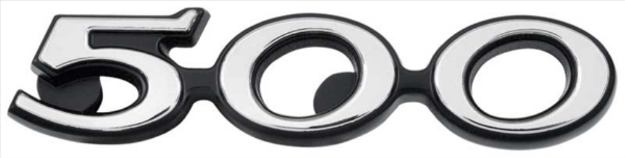 Picture of 1970 Dodge Charger 500 Headlamp Door Emblem - Premium OEM-Style Reproduction