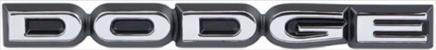 Picture of 1972 Dodge Charger "DODGE" Grille Emblem - For Models Without Concealed Headlights