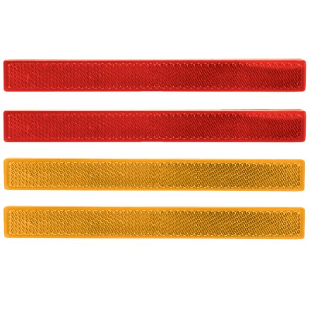 Picture of 1970-1971 Plymouth Barracuda Side Marker Reflector Set - High-Quality Reproduction