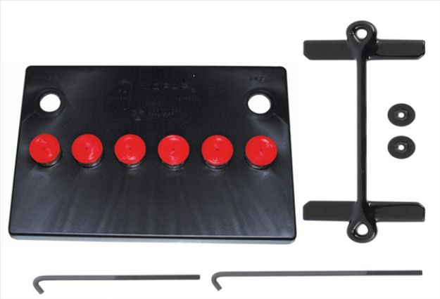 Picture of 1970-1971 Mopar B-Body Battery Topper with Red Caps & Battery Strap - Premium OEM Reproduction
