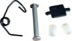 Picture of 1973 Mopar E-Body Complete Interior Pedal Kit with Stainless Steel Bezel, Pedal, and Installation Hardware