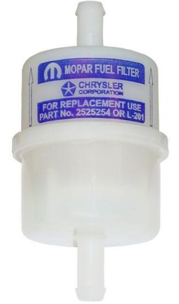 Picture of 1963-1967 & 1968 Mopar Super Stock only, Dark Blue Logo Fuel Filter Kit