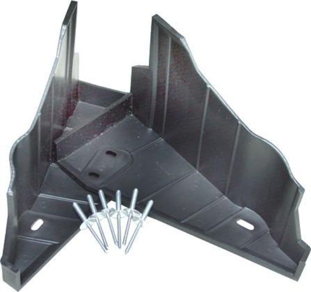 Picture of 1973-74 Mopar A & E Body Double Angle Bottom K Member Splash Shields Set