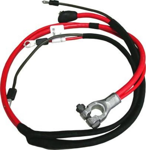 Picture of 1968 Mopar B-Body Small Block Split Starter Lug End Positive Battery Cable