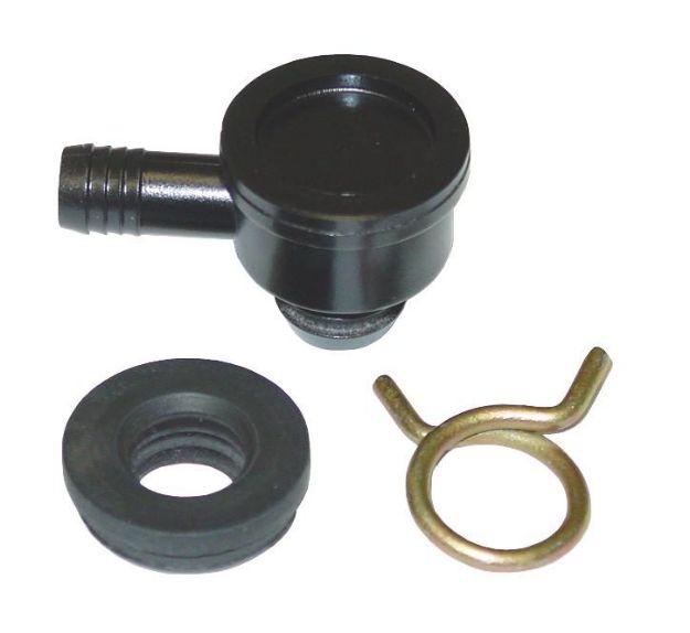 Picture of 1970-1971 Mopar Hemi Bendix Brake Booster Check Valve with Gasket and Correct Corbin Clamp