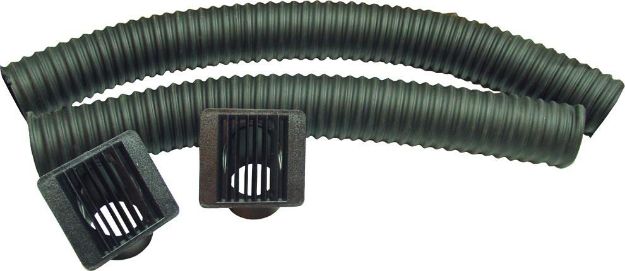 Picture of 1968-1970 B-Body Mopar Dash Defrost Vents & Dash Defrost Vent Hose Vents, Nuts, & Hoses Kits 