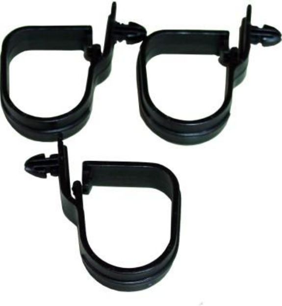 Picture of 1970 Mopar E-Body Snap Clip Kit (3 pcs) Electrical Clips/Under Hood Strap Kit