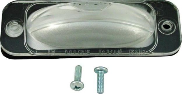 Picture of 1968-70 Charger/Coronet/Bee, 1970-74 Challenger, 1967-72 Dart, 1968-69 Cuda, 1965-67 GTX/Fury/Sat  Mopar Oval License Plate Light Lens