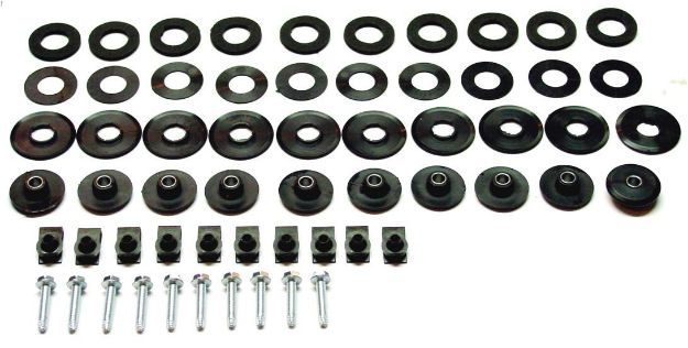 Picture of 1968 & Early 1969 B-Body Mopar Concourse Quality Grille Spacer Kit (contains 70 pcs)