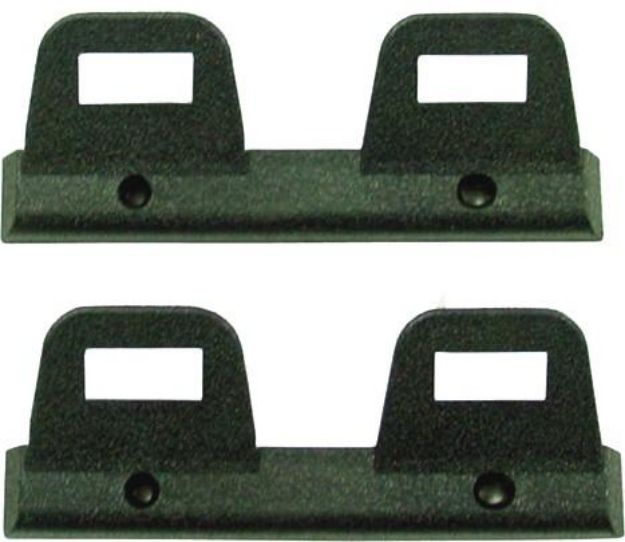 Picture of 1968-69 (some 1970) Mopar A/B Body Complete Front & Rear Seatbelt Clip Set with Screws (Front Bench Seat)