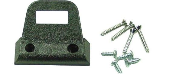 Picture of 1968-69 (some 1970) Mopar A/B Body Complete Front & Rear Seatbelt Clip Set with Screws (Front Bucket Seats)