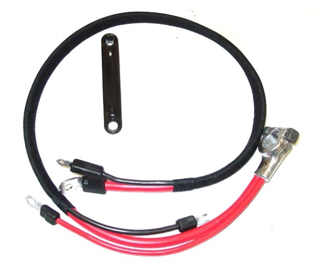 Picture of 1970-74 Mopar Small Block & 340-6 BBL T/A AAR Includes #704 Positive Battery Cable