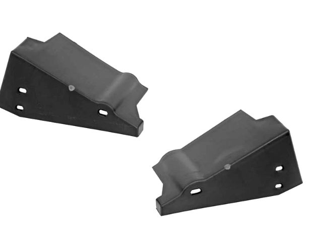 Picture of 1966-1972 Mopar A-Body 1966-1969 B-Body 1970-1971 E-Body K-Member Splash Shields Includes Rivets (Pair, Straight Bottom)